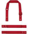 PR191 Premier Swap and Pop Customisable Apron Straps Red colour image